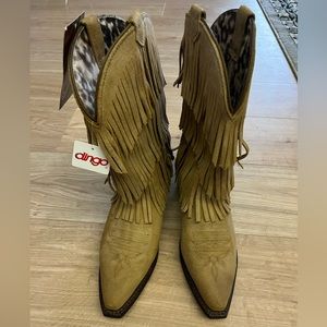 Dingo Women’s Fringe Cowboy Boots size 9.5
